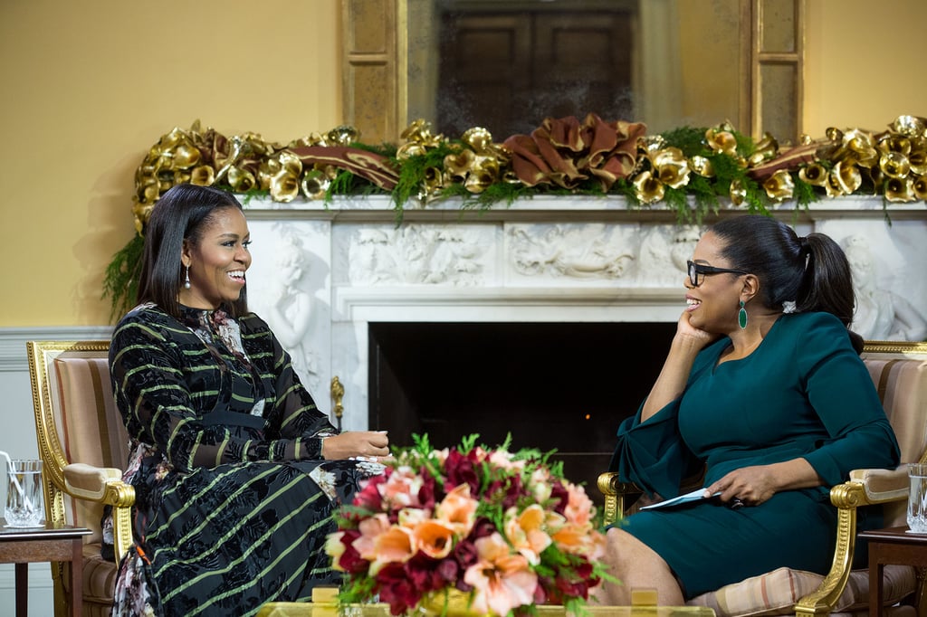 Oprah's Brandon Maxwell Dress For Michelle Obama Interview