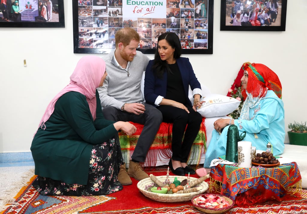 Prince Harry Meghan Markle Visit School on Morocco Tour 2019