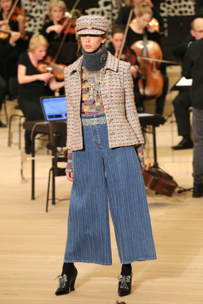 These Embroidered Culottes Are Karl's New Take on Chanel Denim