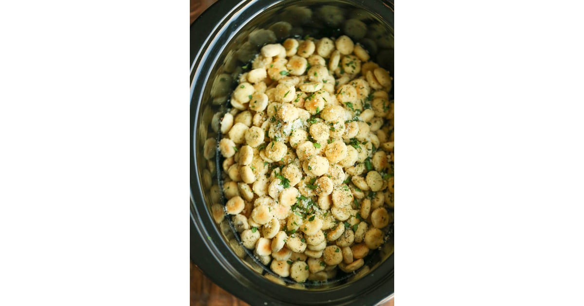 SlowCooker Parmesan Ranch Oyster Crackers Recipes With Parmesan