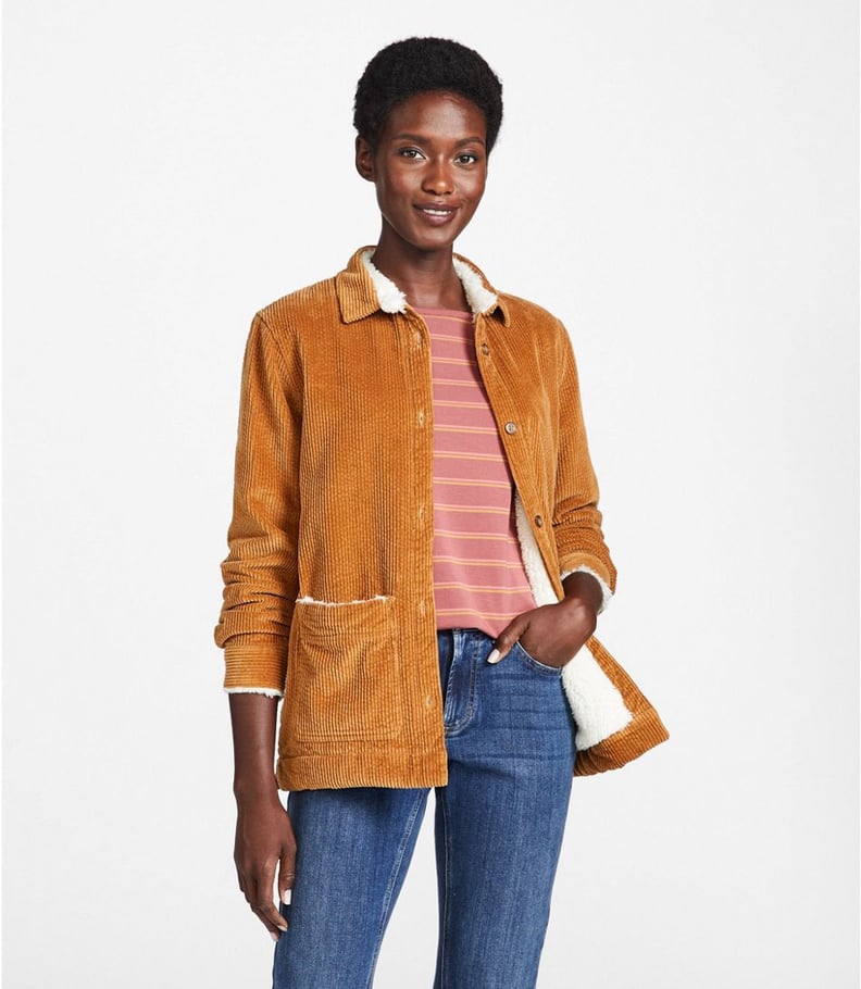 Best Corduroy Shirt Jacket: L.L.Bean Comfort Corduroy Relaxed Shirt