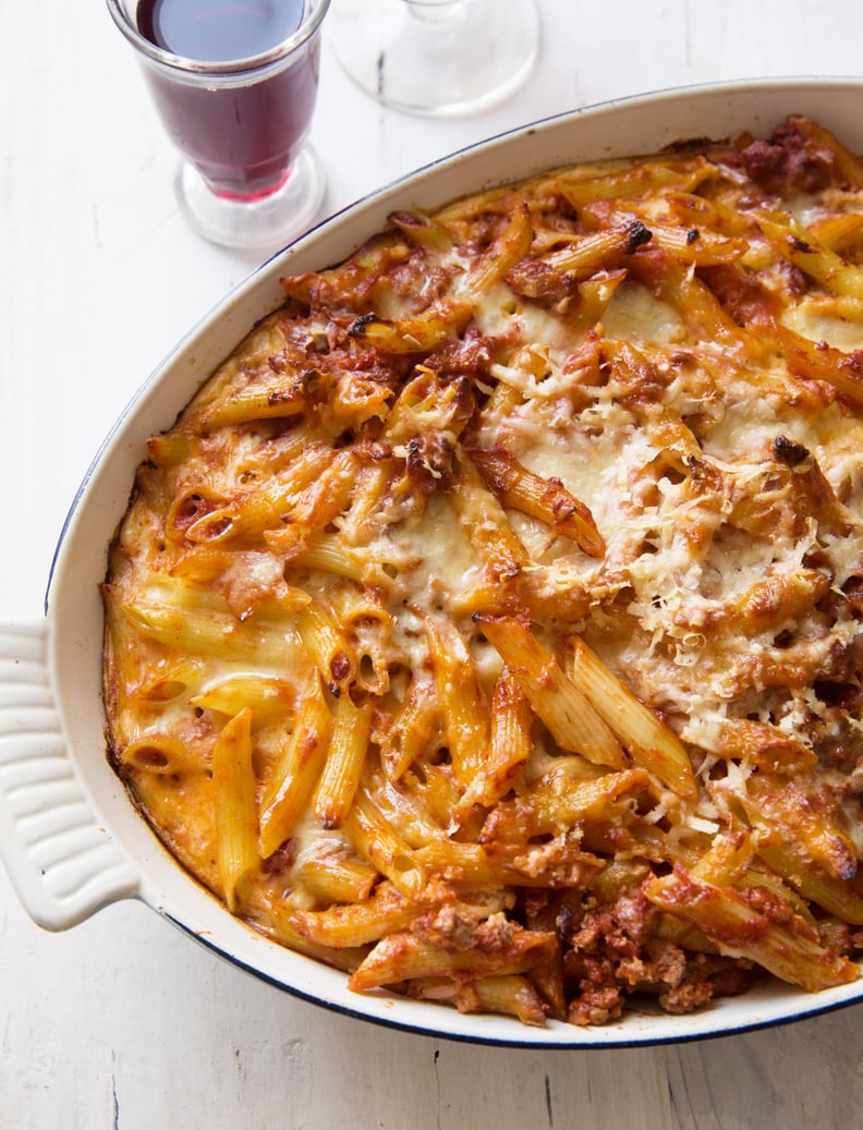 Greek Mac and Cheese With Meat