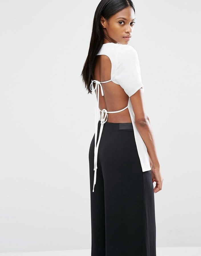 Lavish Alice Open Tie Back T-Shirt ($73)