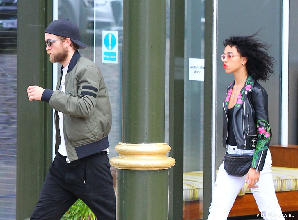 Robert Pattinson and FKA Twigs in England