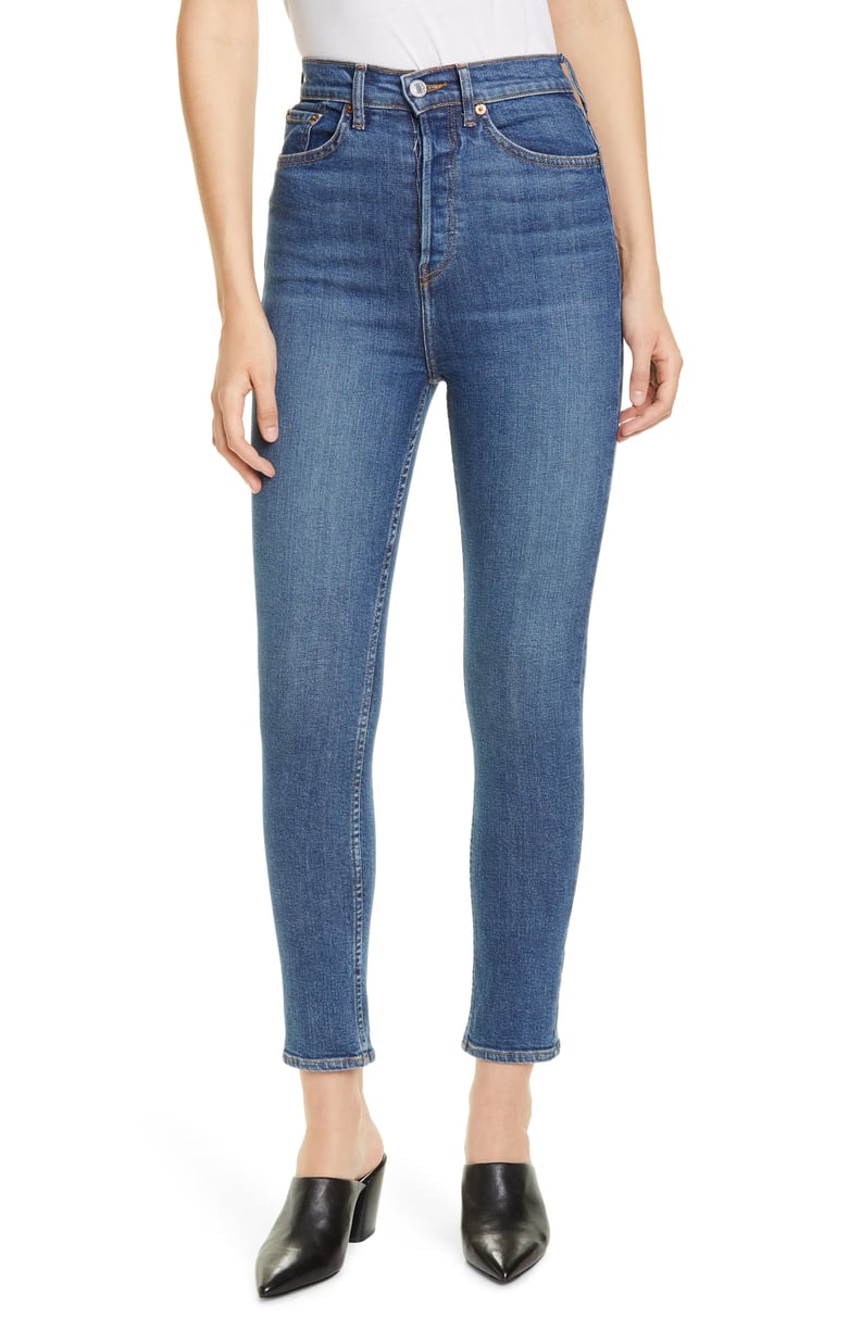 Re/Done Ultra High Rise Ankle Skinny Jeans