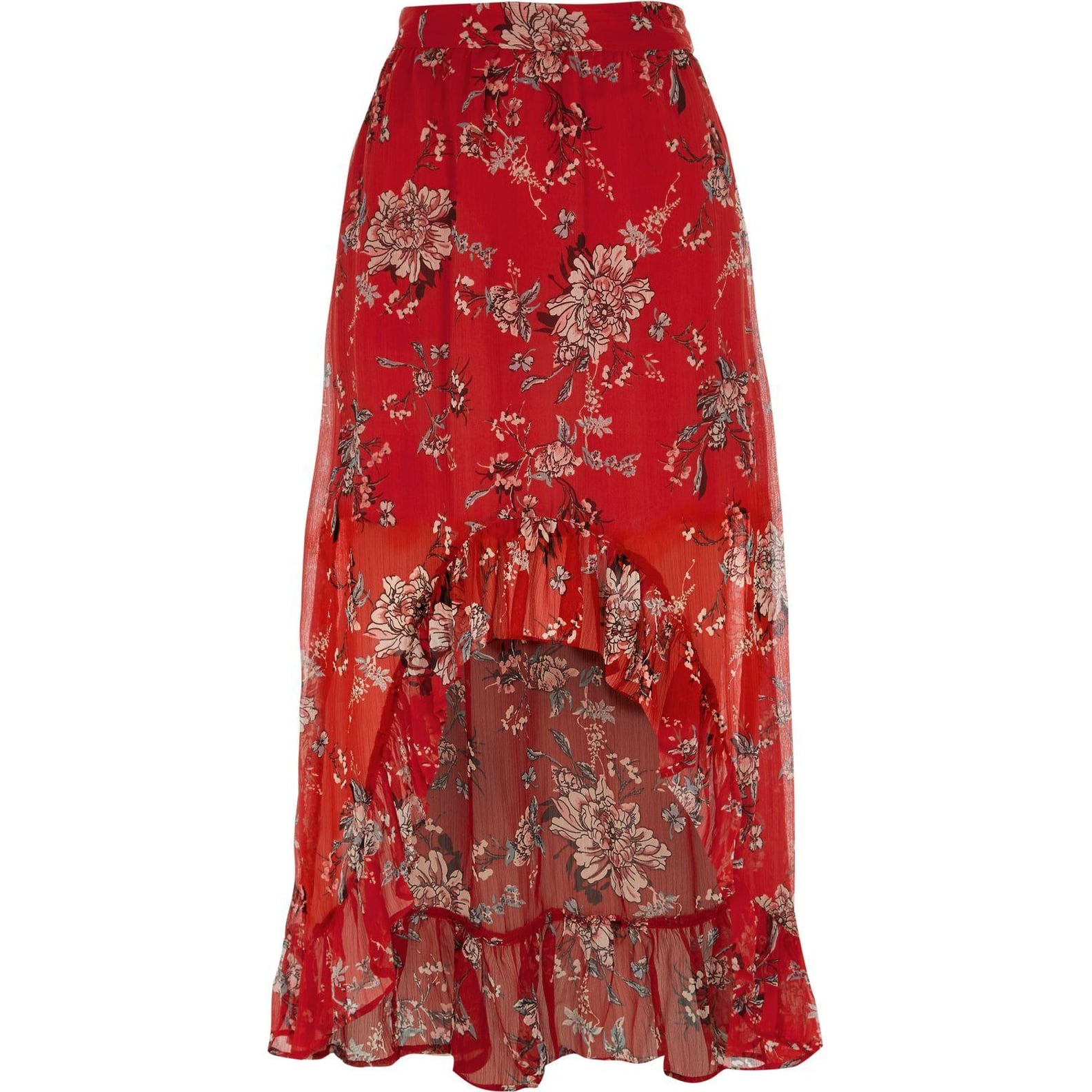 Queen Rania Red Fendi Skirt | POPSUGAR Fashion