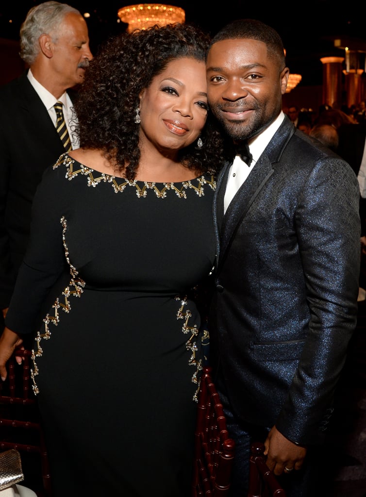 Oprah Winfrey cozied up to her Selma costar David Oyelowo.