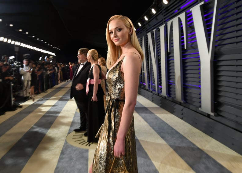 BEVERLY HILLS, CA - FEBRUARY 24:  Sophie Turner attends the 2019 Vanity Fair Oscar Party hosted by Radhika Jones at Wallis Annenberg Center for the Performing Arts on February 24, 2019 in Beverly Hills, California.  (Photo by Mike Coppola/VF19/Getty Image