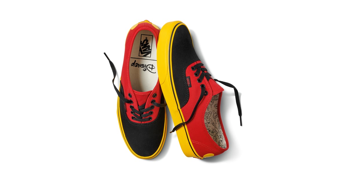 mickey mouse vans red