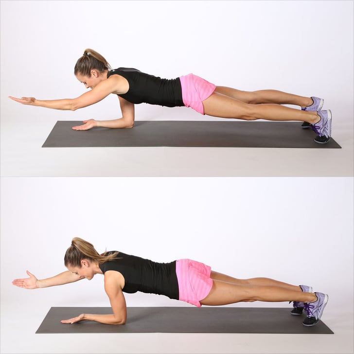 Alternating plank reach new arrivals