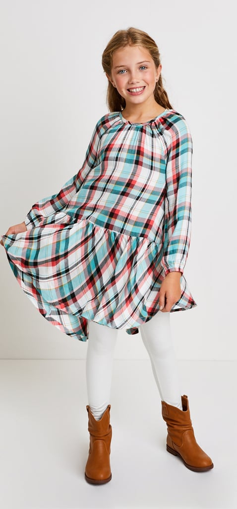 DROPWAIST PLAID DRESS OUTFIT
