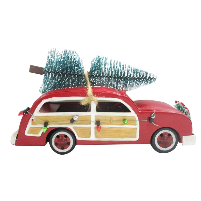Wagon Car Christmas Figurine 