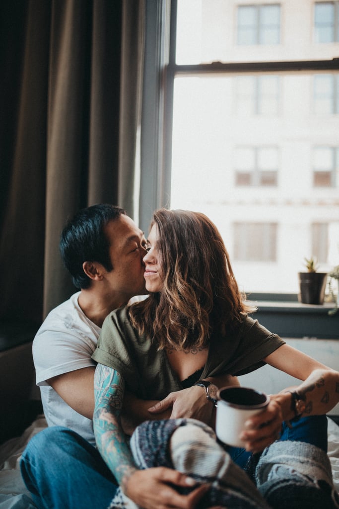 Romantic Loft Engagement Shoot