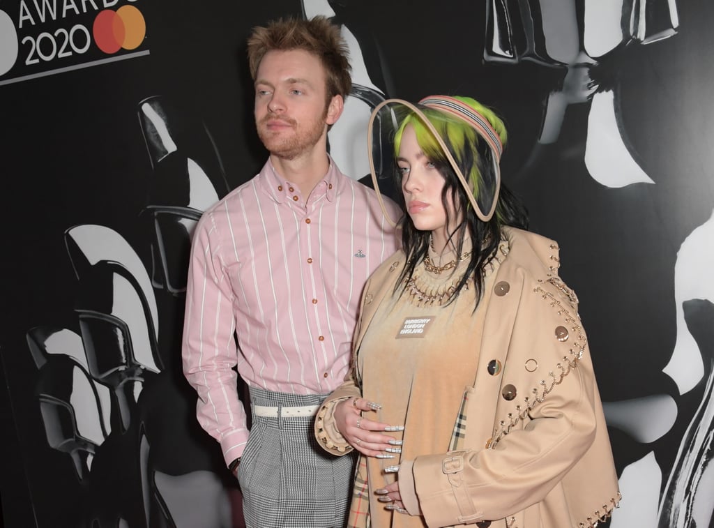 Billie Eilish and Finneas O'Connell at the 2020 BRIT Awards