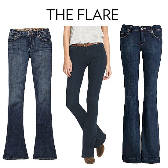 bootcut jeans vs flare