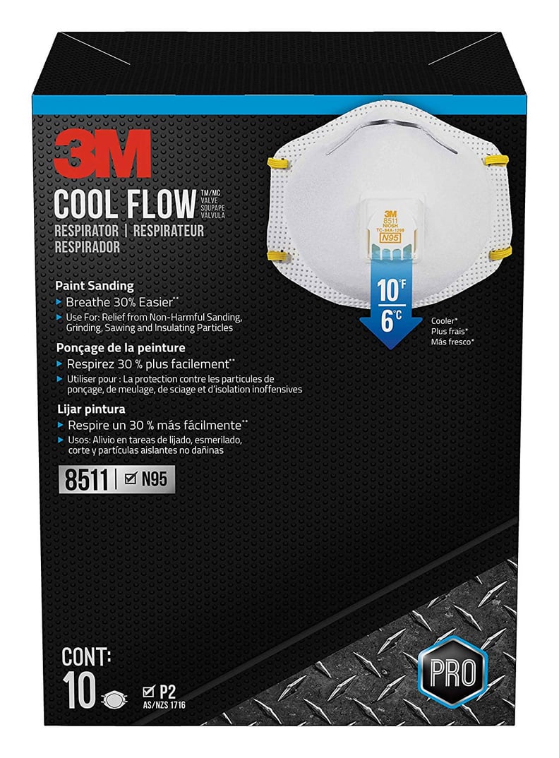 3M Particulate N95 Respirator with Valve, 10-Pack