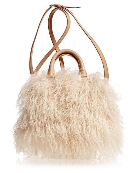 Brother Vellies Mini Island Bag in Luna Shearling