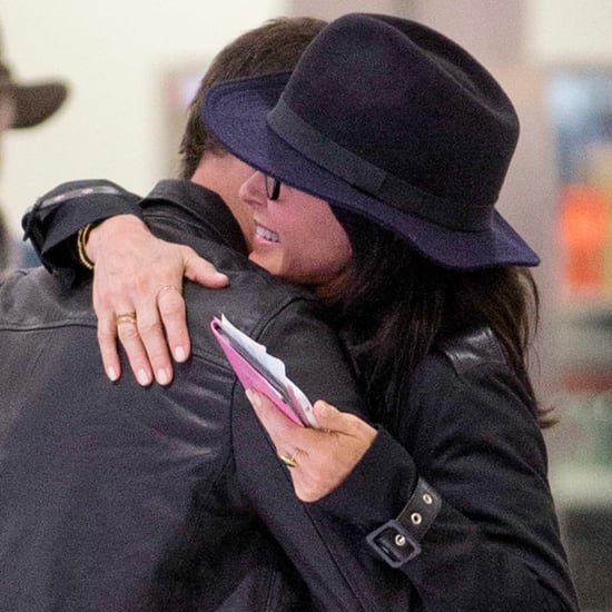 Courteney Cox and Johnny McDaid Kissing April 2016