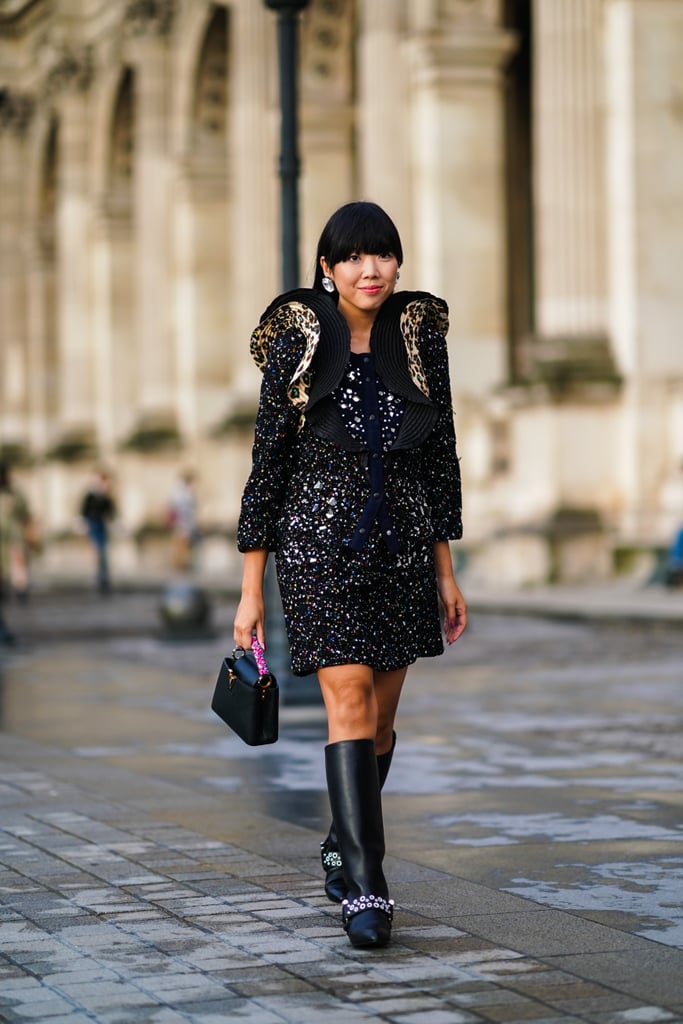 Be a rule breaker, even when all you're really doing is taking that sequin-covered minidress and pulling it out on Jan. 2 and beyond. Consider pairing it with more casual footwear to keep it more everyday whimsy and less night out at a party.