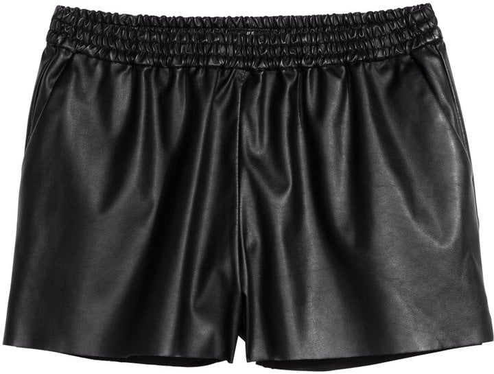 H&M Leather Shorts