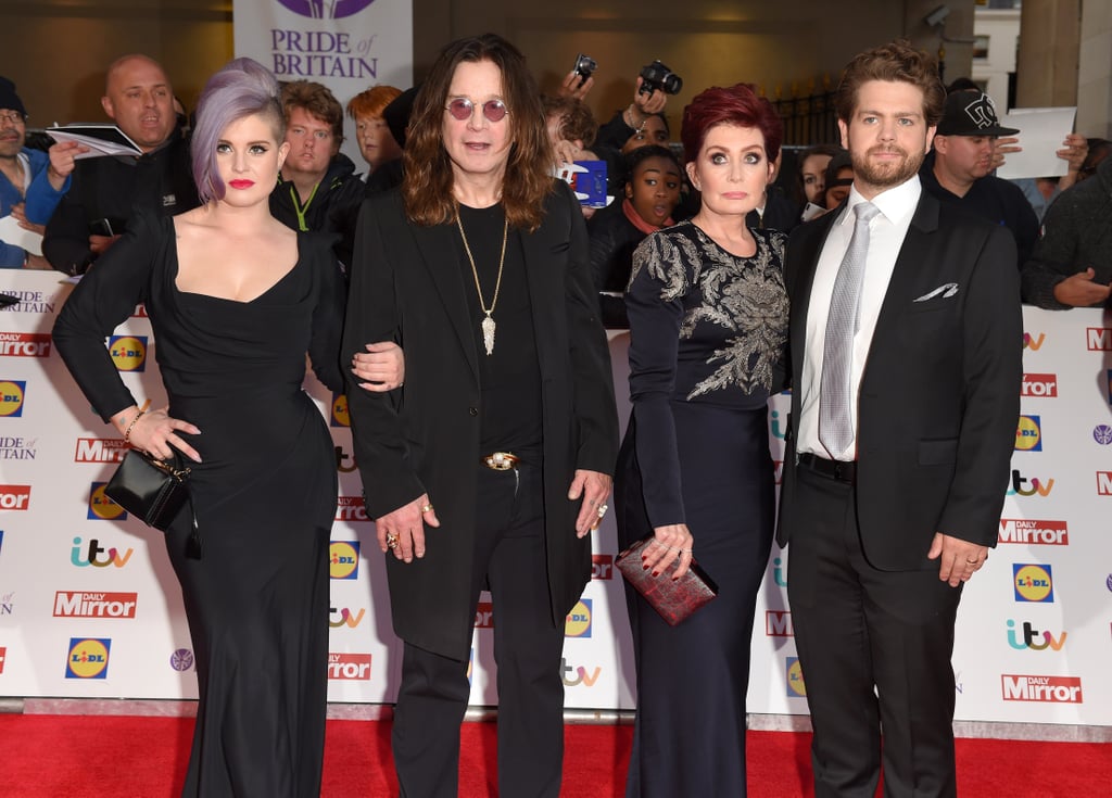 The Osbourne Family at the Pride of Britain Awards 2015