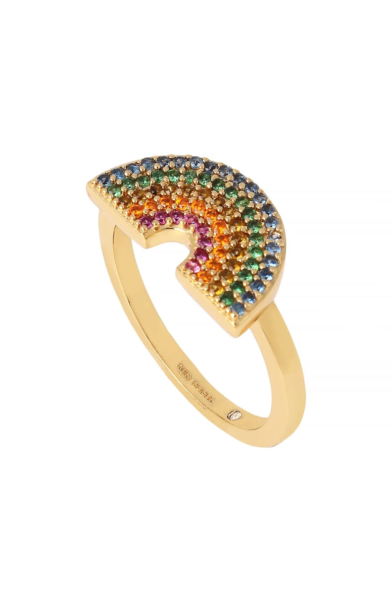 A Designer Stocking Stuffer: Kurt Geiger London Rainbow Crystal Ring