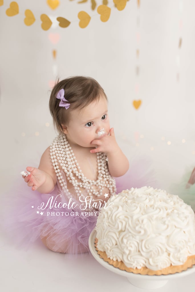 Three of Hearts Girls With Down Syndrome Cake Smash