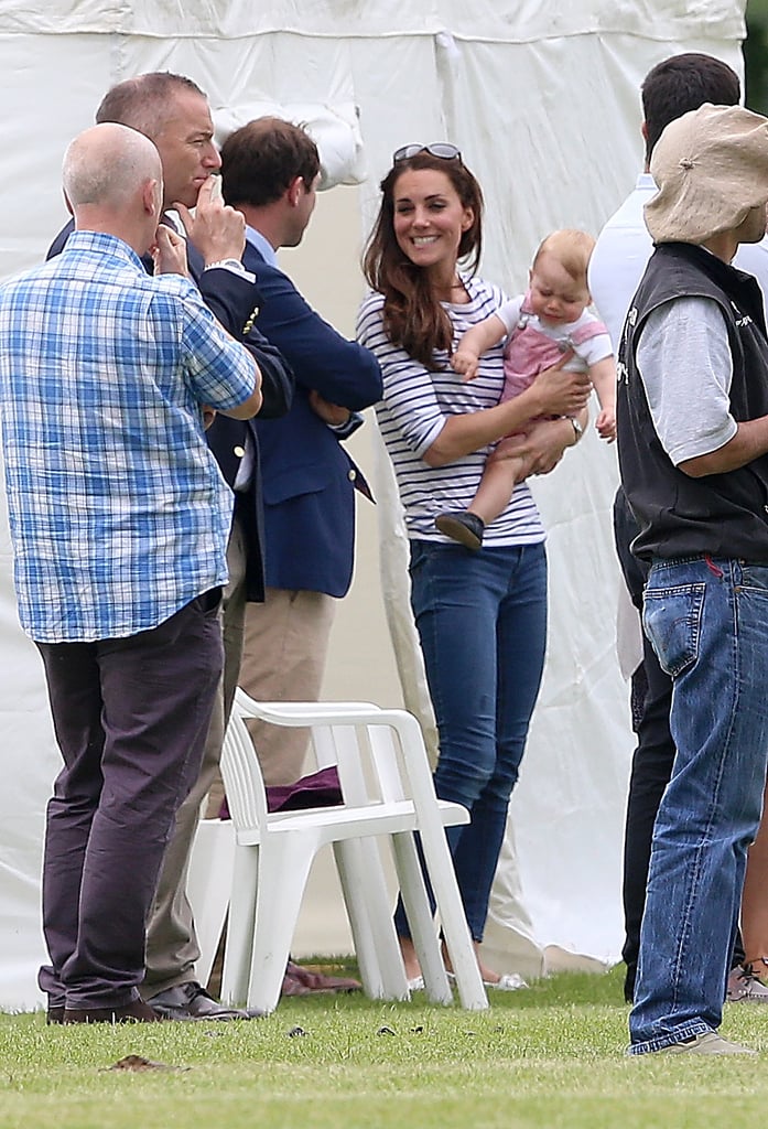 Prince George Crawls at Polo Match | Pictures