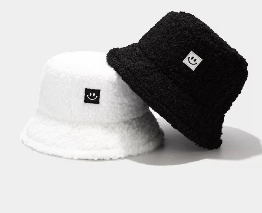 Faux Teddy Plush Bucket Hat