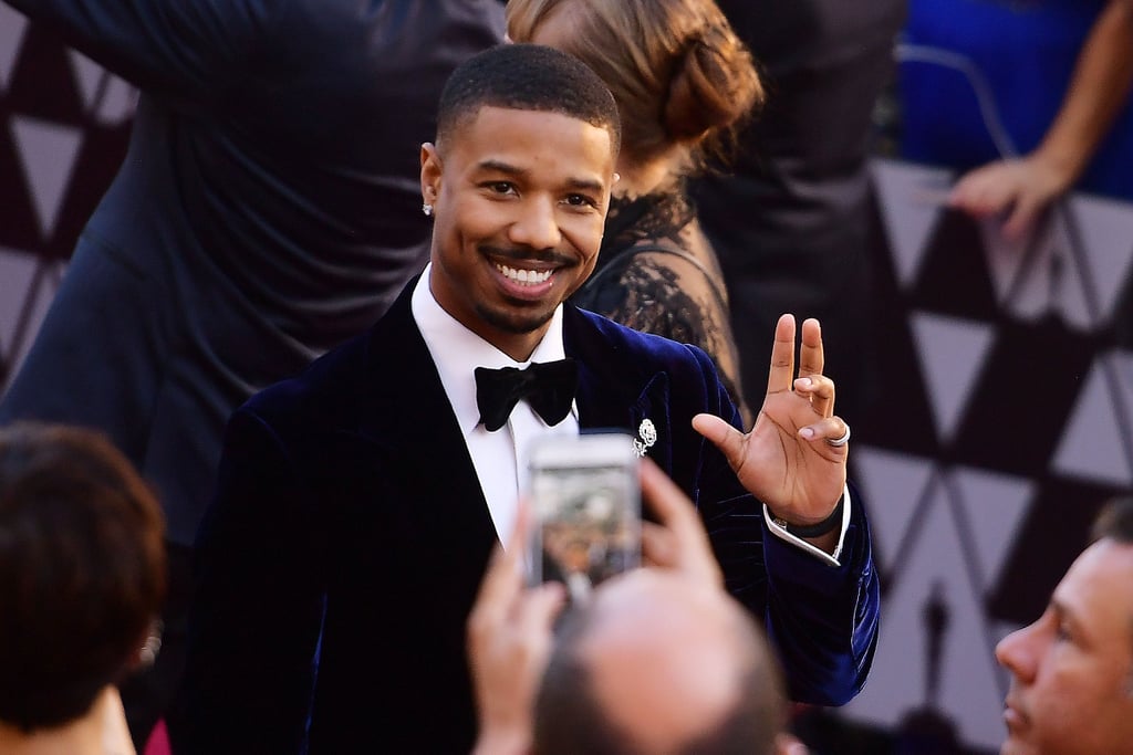 Michael B. Jordan and His Mom at the 2019 Oscars