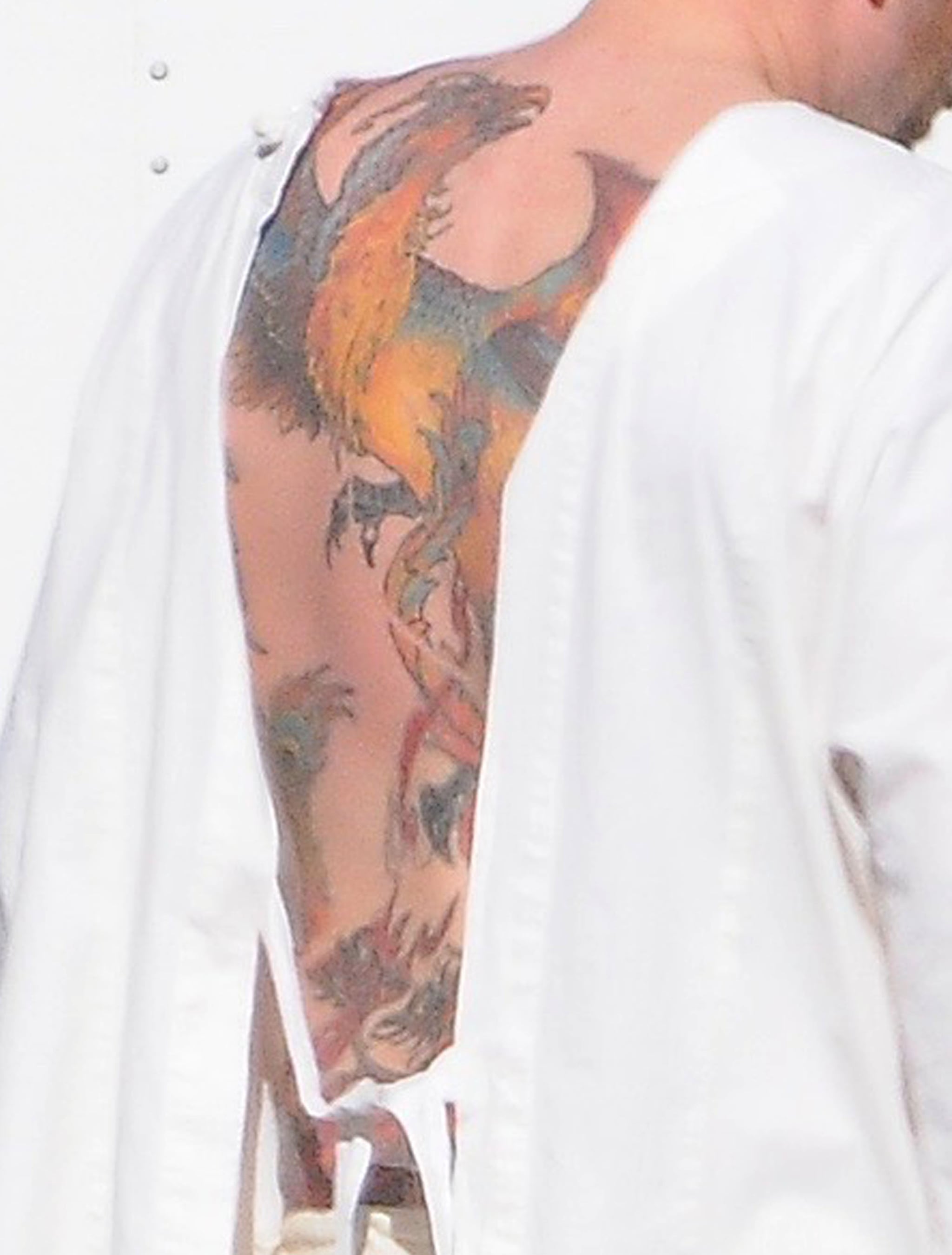 Ben Afflecks HUGE phoenix back tattoo revealed  Daily Mail Online