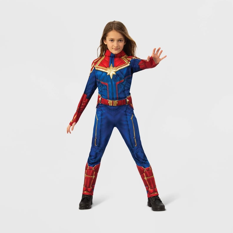 Girls' Marvel Captain Marvel Deluxe Halloween Costume