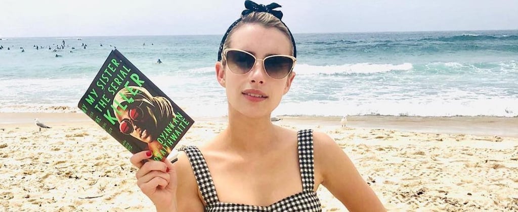 Emma Roberts's Gingham Bikini