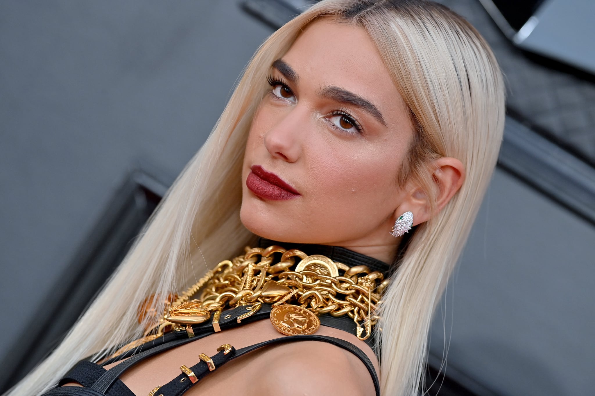 Dua Lipa at the 64th Annual GRAMMY Awards