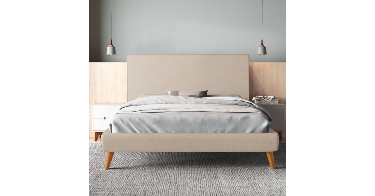 Williams Tufted Upholstered Low Profile Platform Bed Turn Your Bedroom Into A Dream Space With These 17 Stunning Bed Frames Popsugar Home Photo 16