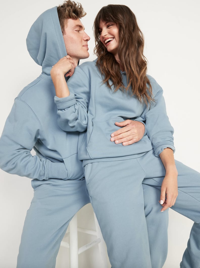 Old Navy Gender-Neutral Pullover Hoodie in Mist Connection