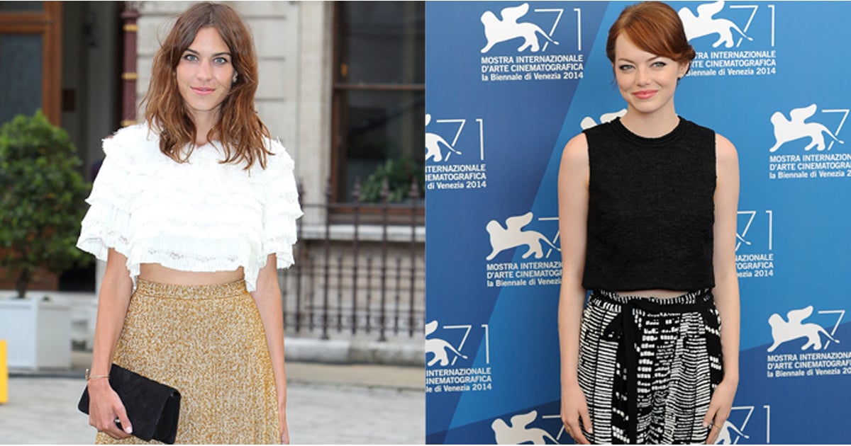 Celebrities in Crop Tops  POPSUGAR Fashion Australia