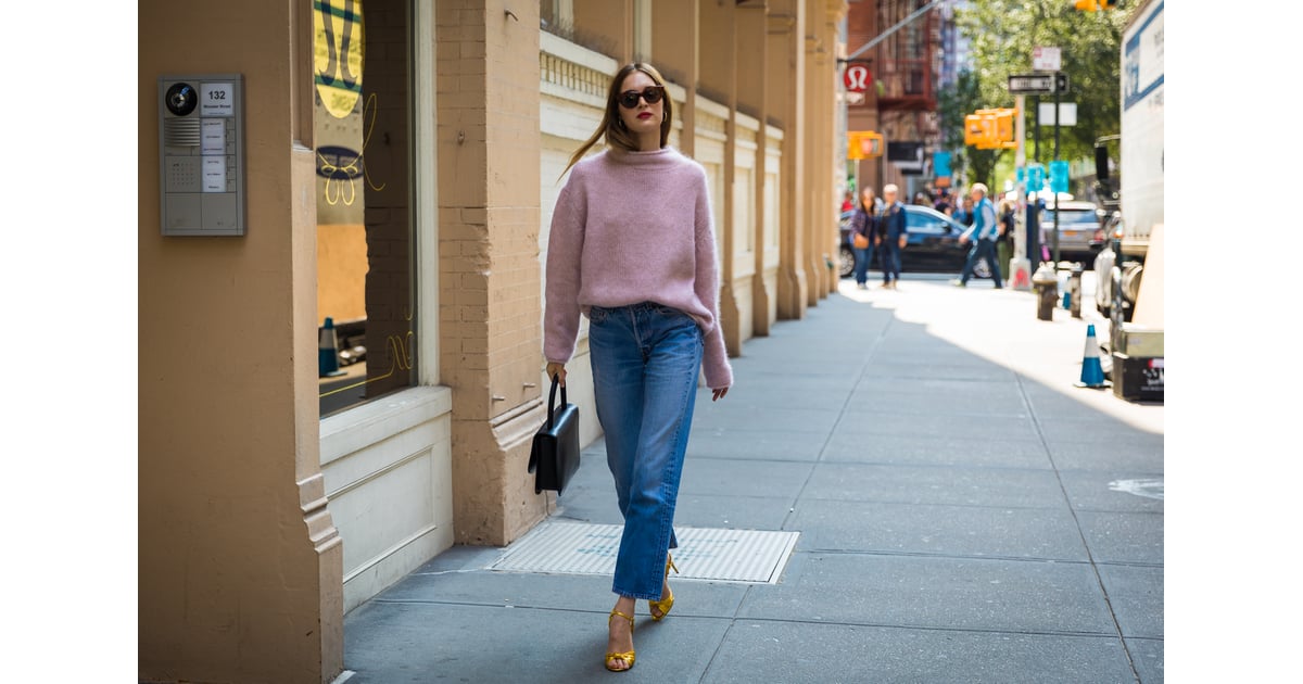 Sweater + Ankle-Crop Jeans | Fall Outfit Inspiration | POPSUGAR Fashion ...