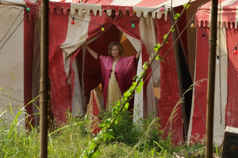 And finally, the ringmaster herself! Jessica Lange as Elsa Mars.