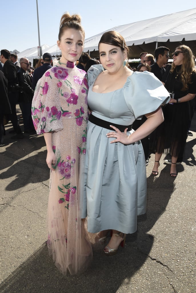 Kaitlyn Dever and Beanie Feldstein at the 2020 Spirit Awards