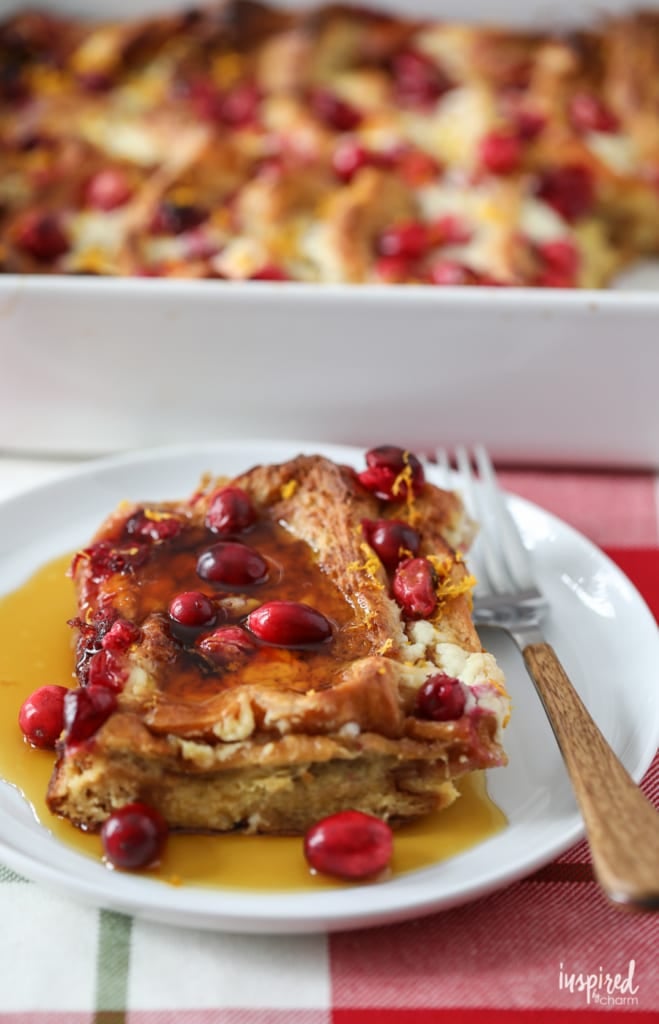 Mascarpone Cranberry French Toast