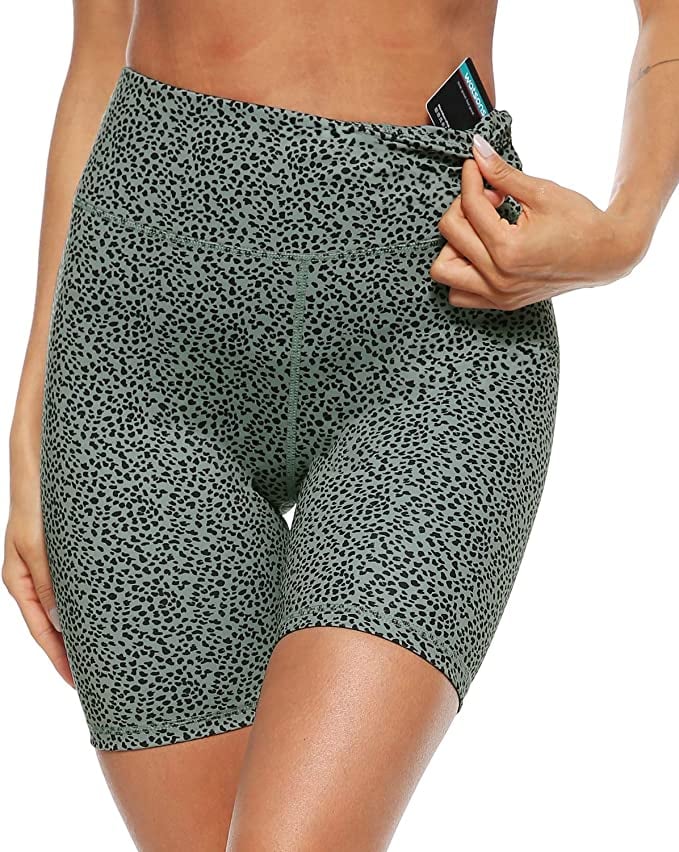 最好的自行车短裤从亚马逊:Persit妇女的高腰的自行车短裤