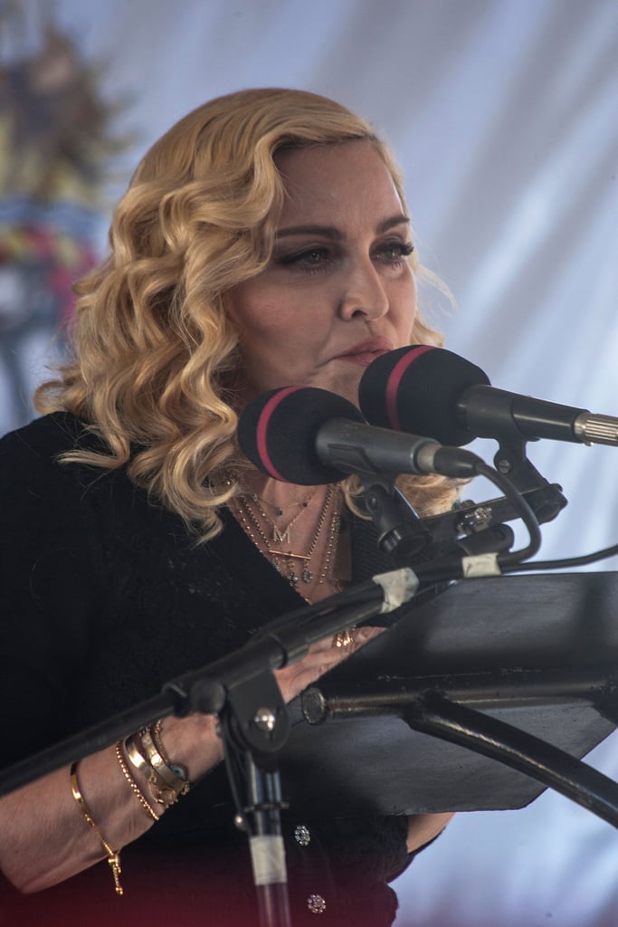 Madonna With Her Kids Opening Hospital in Malawi July 2017