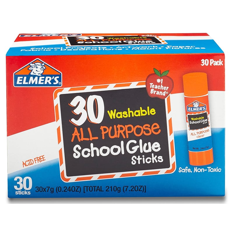 Elmer's All Purpose School Glue Sticks, Washable