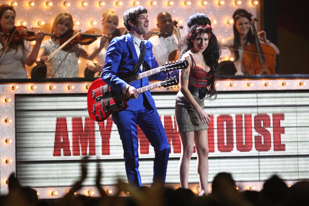 She joined Mark Ronson on stage at the Brit Awards in February 2008.