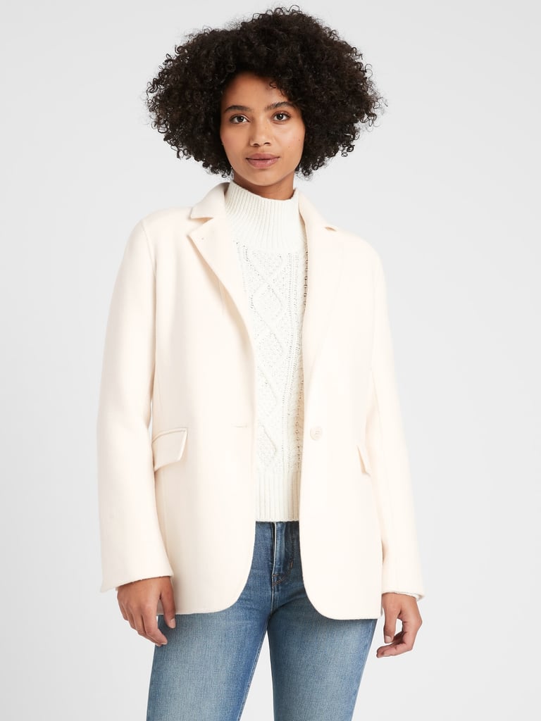 Banana Republic Unlined Double-Faced Jacket