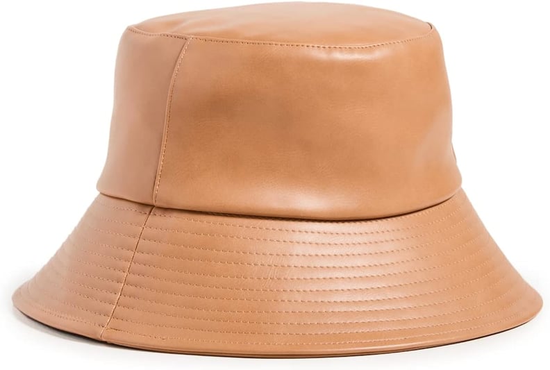 Accessories: Lack of Color Vegan Leather Wave Bucket Hat