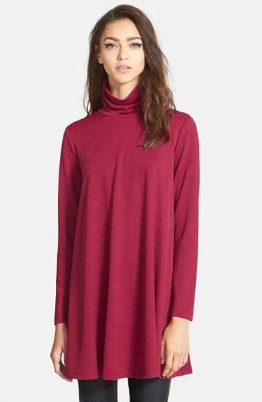 June & Hudson Long Sleeve Turtleneck Dress