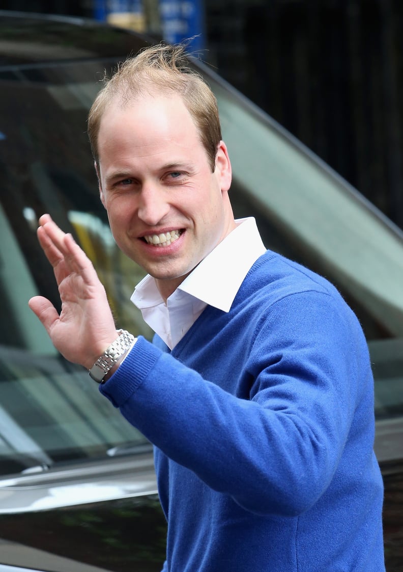 When He Couldn't Contain His Smile While Going to Pick Up Prince George