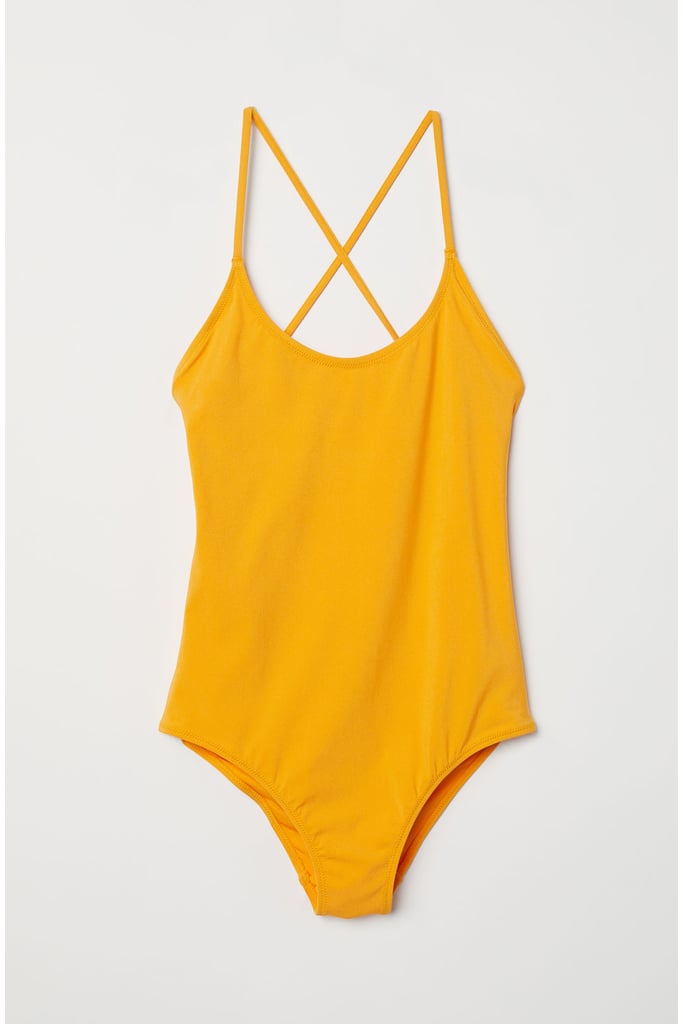 H&M Swimsuit With Lacing Alicia Keys's Orange Gucci Swimsuit January